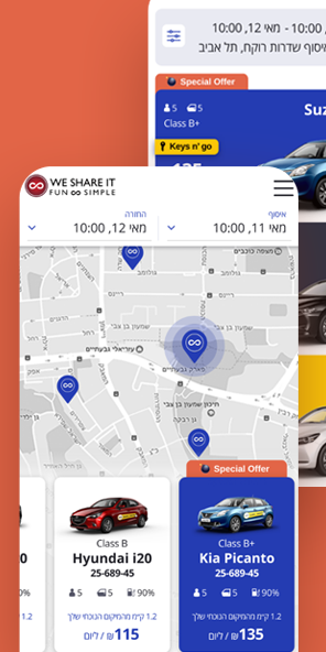 WeShareIt: מרקטפלייס מוביליטי